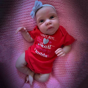 49 см Реалистична очарователна кукла на име Майли, подарък за деца