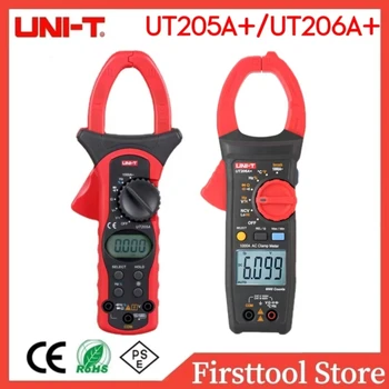 UNIT UT205A UT206A Плюс битумен амперметър 1000 В Волтметър Честота напрежение Професионален електрически интегриран измерител на