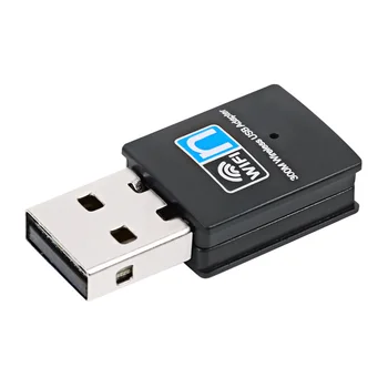 USB 2.0 WiFi адаптер 300 Mbps на 2,4 Ghz 802.11 n/g/b USB адаптер за Безжична мрежа