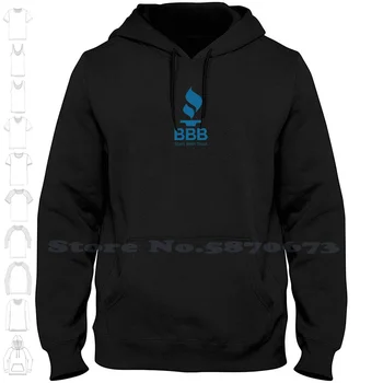 Модерен свитшот с логото на Better Business Bureau, hoody с качулка, висококачествени графични качулки